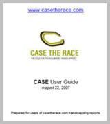 CASE handicapping report user guide